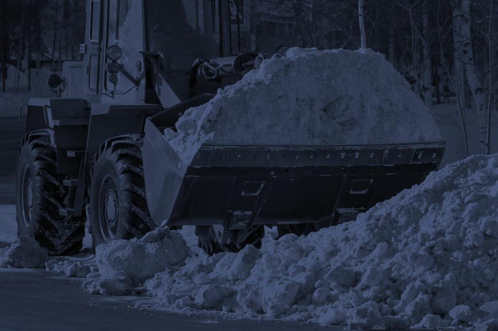 snow truck moving snow